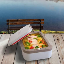 Load image into Gallery viewer, HOT BENTO PORTABLE WARMING DISH W/ BONUS CASE & UTENSILS